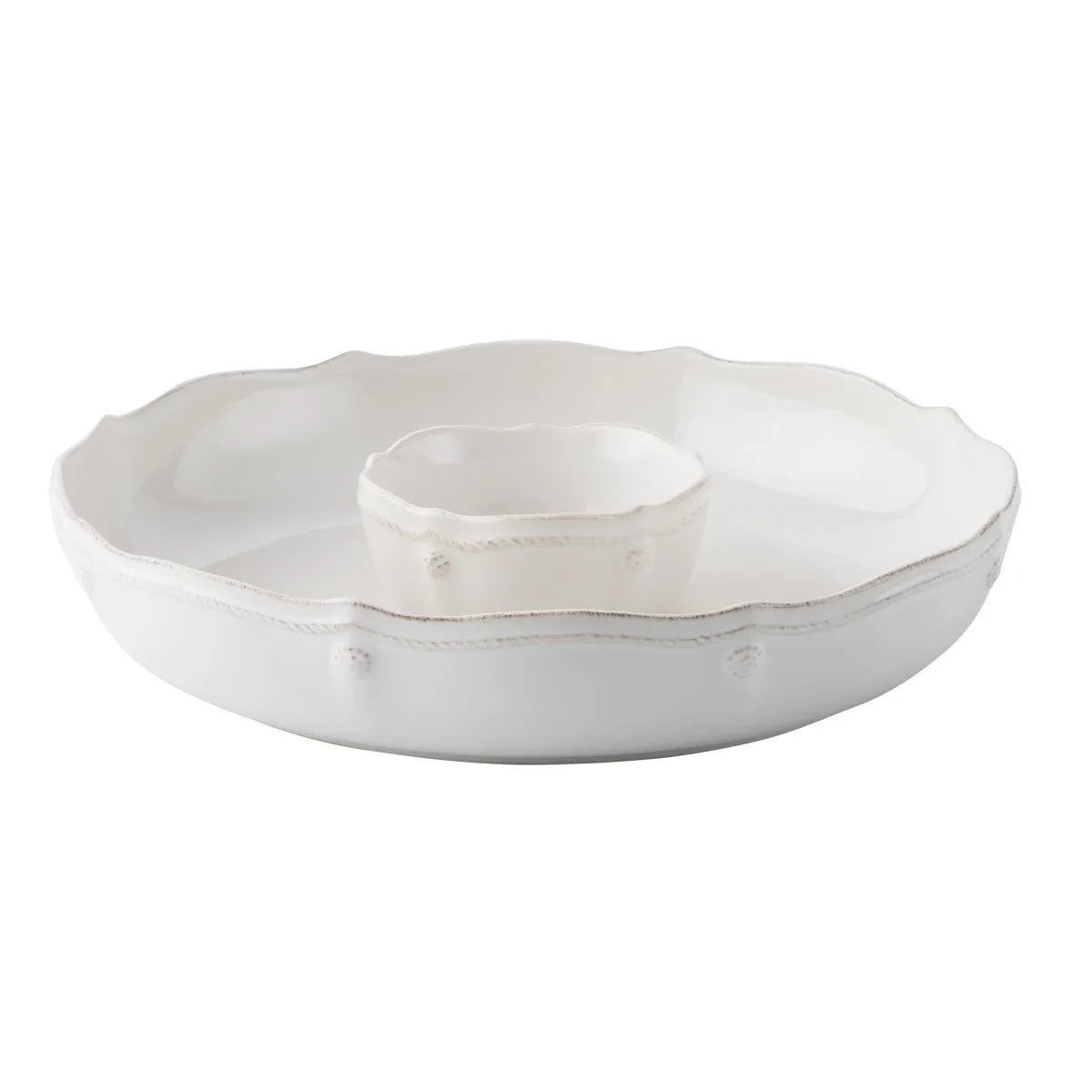 Juliska - Berry & Thread Whitewash Chip 'n Dip