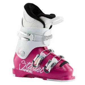 Lange Starlet 50 Kids Ski Boots Magenta White