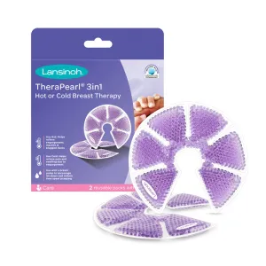 Lansinoh Thera°Pearl 3-in-1 Hot or Cold Breast Therapy Pads 2Pk
