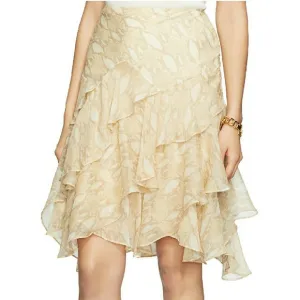 Lauren Ralph Lauren Python Layered Ruffle Skirt 16