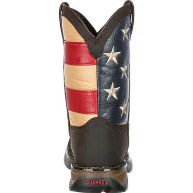 LIL' REBEL™ BY DURANGO® BIG KIDS' FLAG WESTERN BOOT | DBT0160