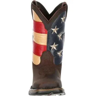 LIL' REBEL™ BY DURANGO® BIG KIDS' FLAG WESTERN BOOT | DBT0160