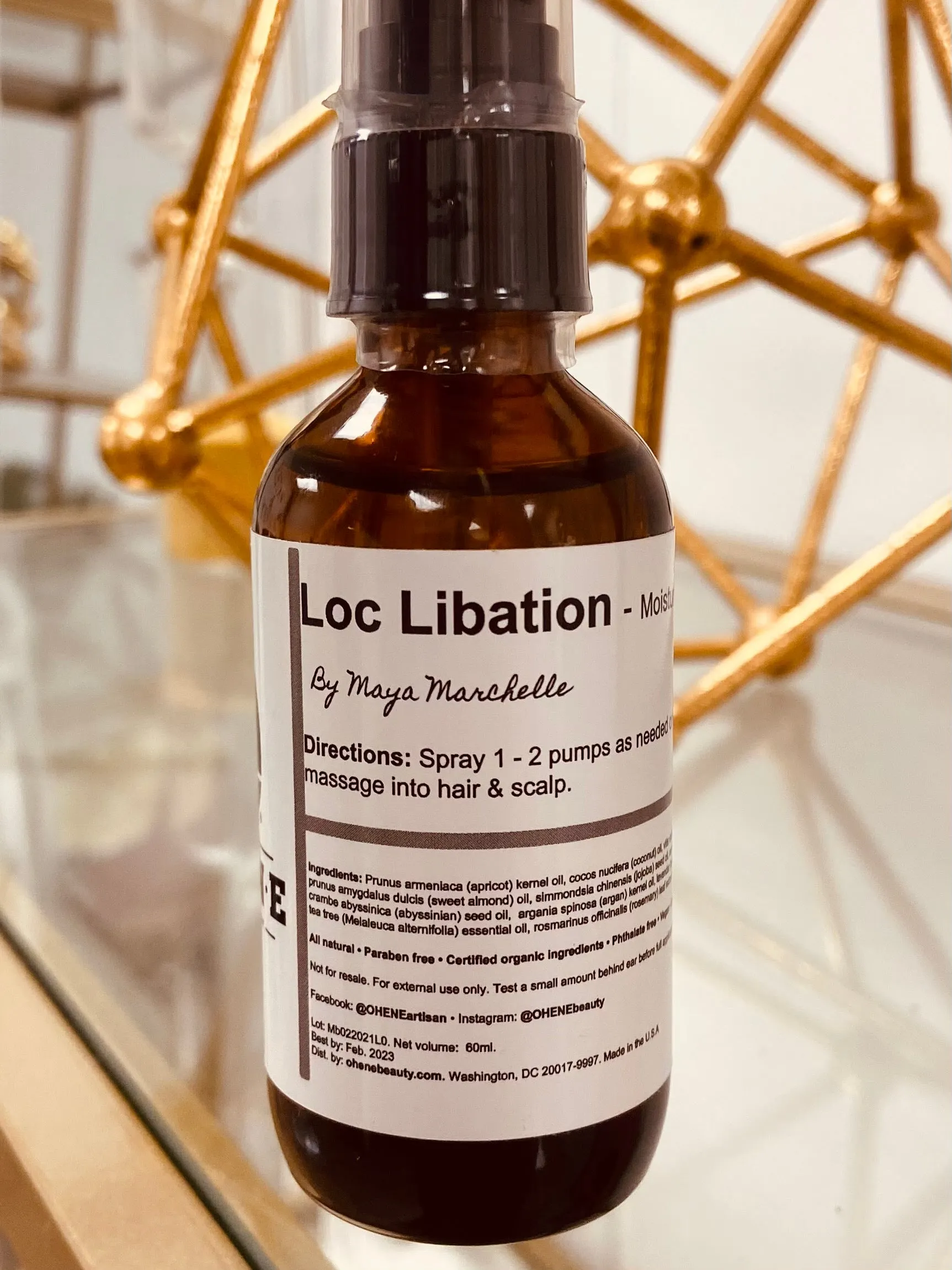 Loc Libation - hair moisturizing oil