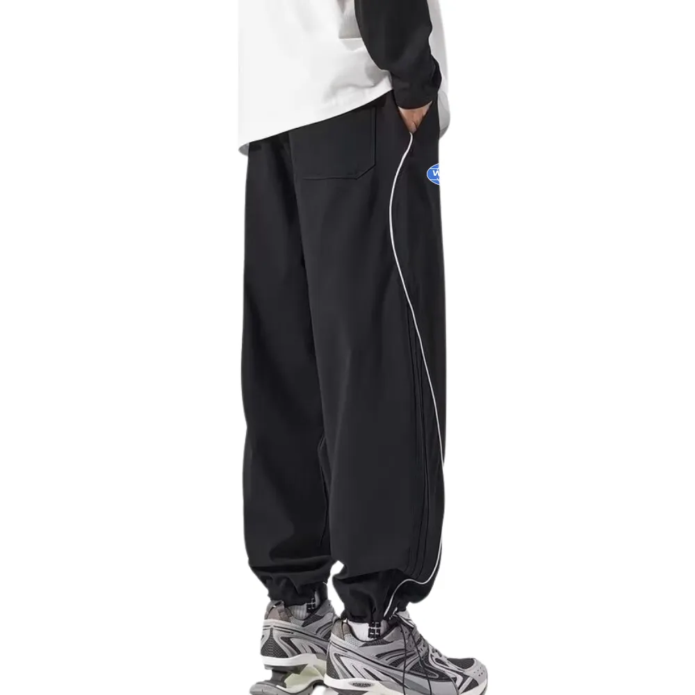 Loose Patchwork Embroidered Sweatpants