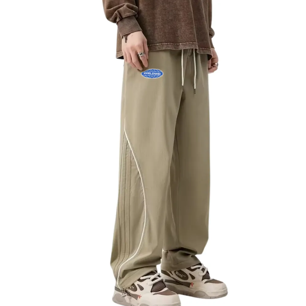 Loose Patchwork Embroidered Sweatpants