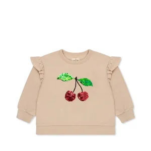 Lou Sequin Frill Sweatshirt