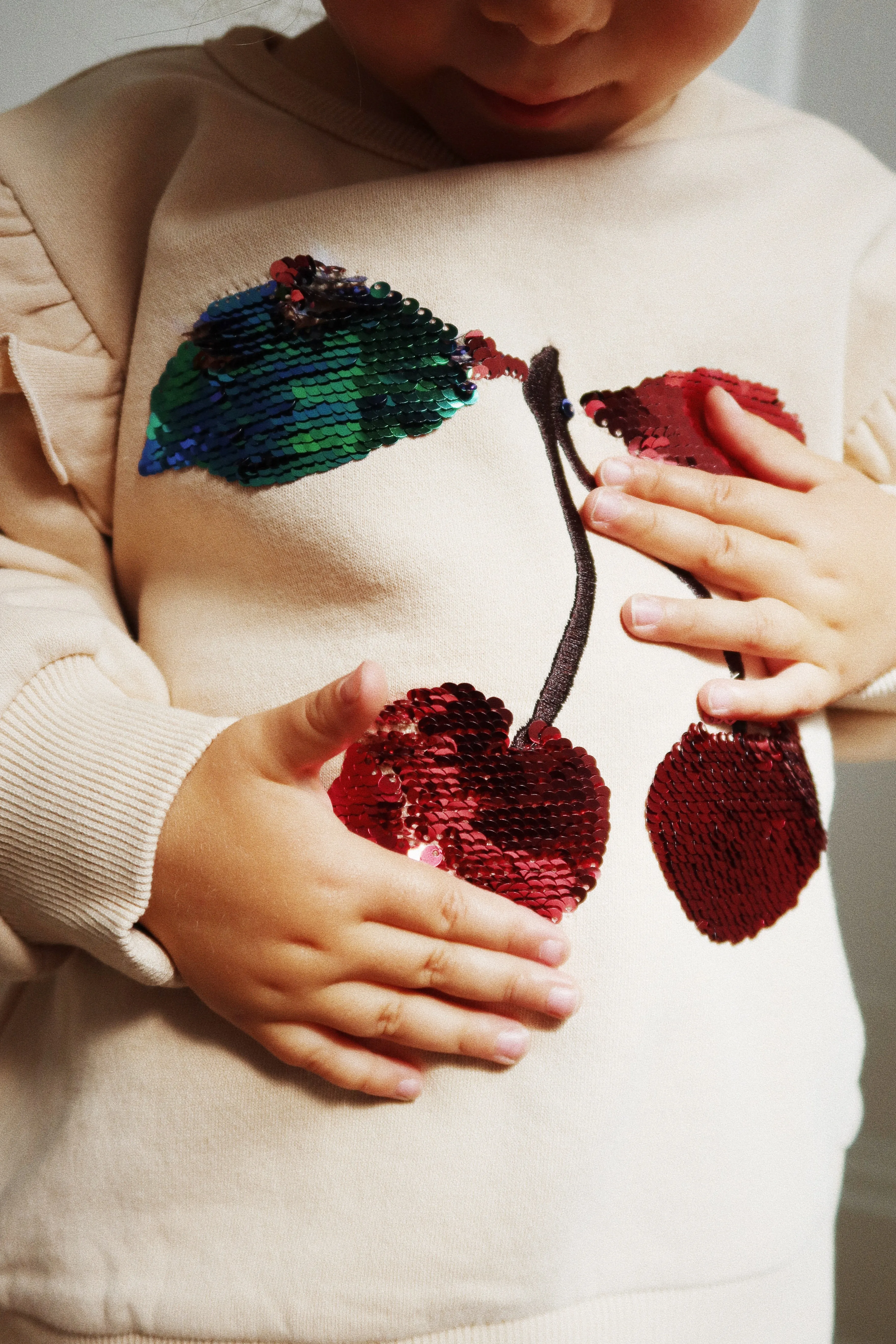 Lou Sequin Frill Sweatshirt