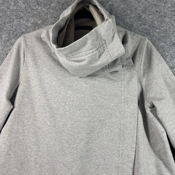 Lululemon Light Grey Savanna Wrap Comfy Long Line Cardigan Sweater Size 6