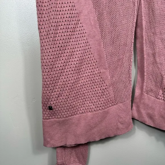 Lululemon Still Movement Wrap  Cardigan Heathered Quicksand Size 8