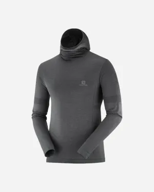 M Outspeed Wool Hoodie - Black/Heather