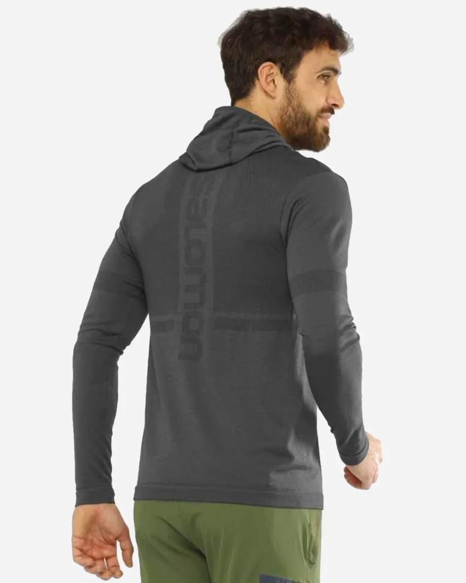 M Outspeed Wool Hoodie - Black/Heather