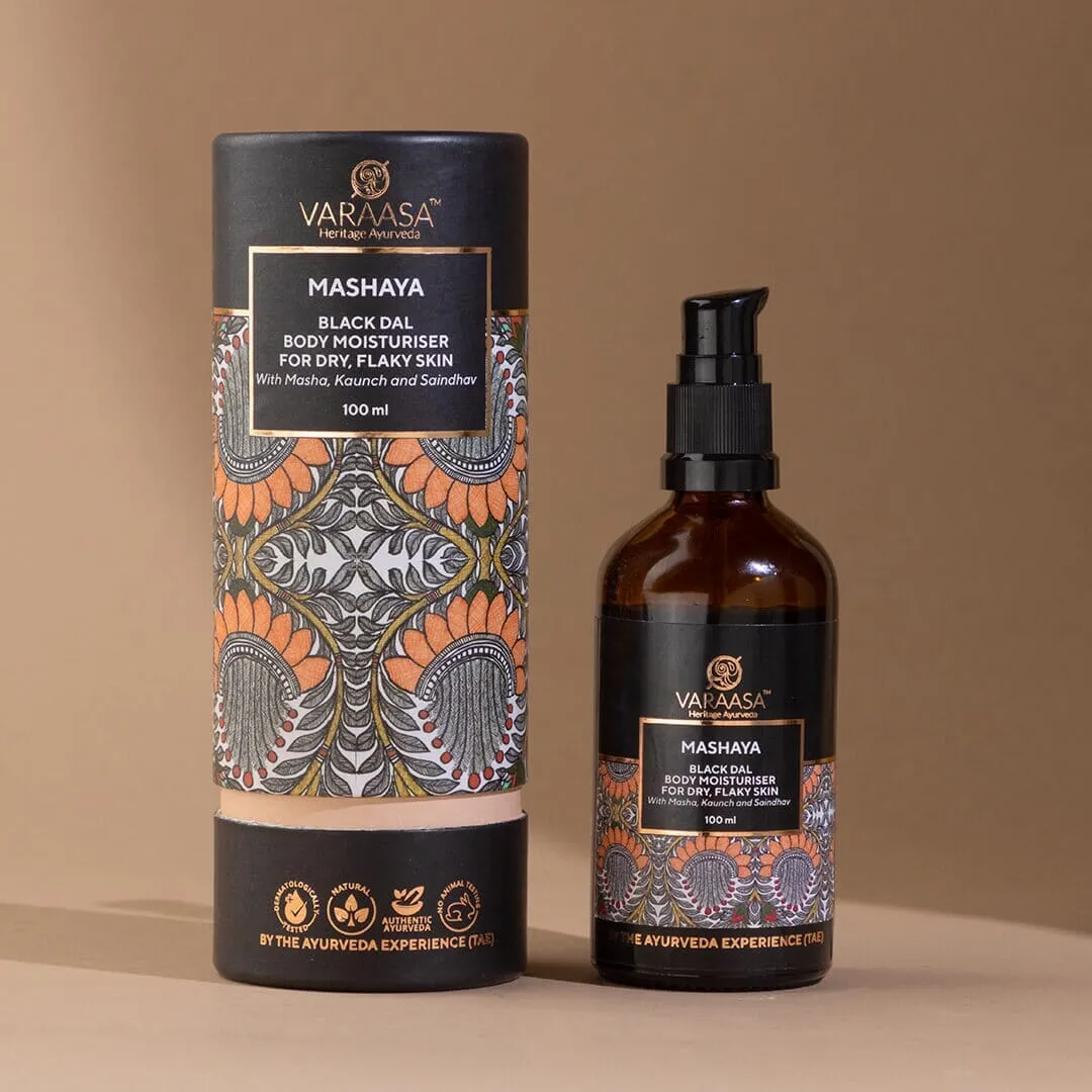 Mashaya Black Dal Body Moisturiser For Dry, Flaky Skin