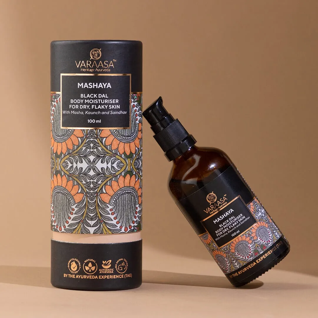 Mashaya Black Dal Body Moisturiser For Dry, Flaky Skin