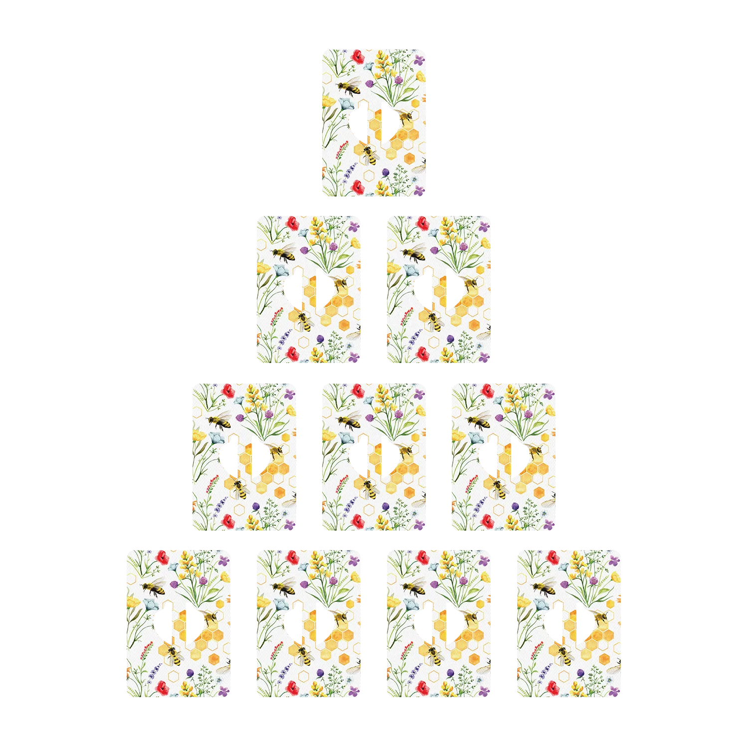 Medtronic Bees and Flowers Design Patches