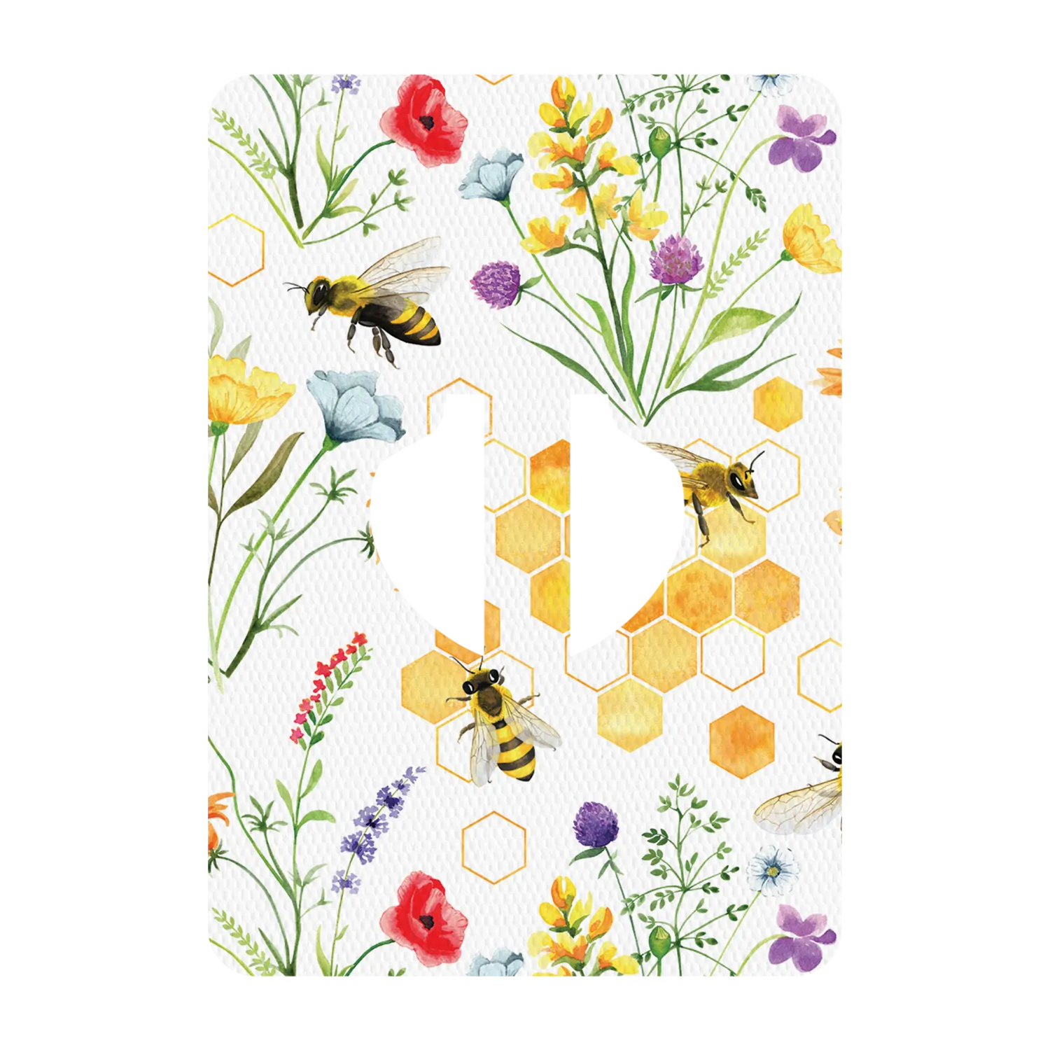 Medtronic Bees and Flowers Design Patches