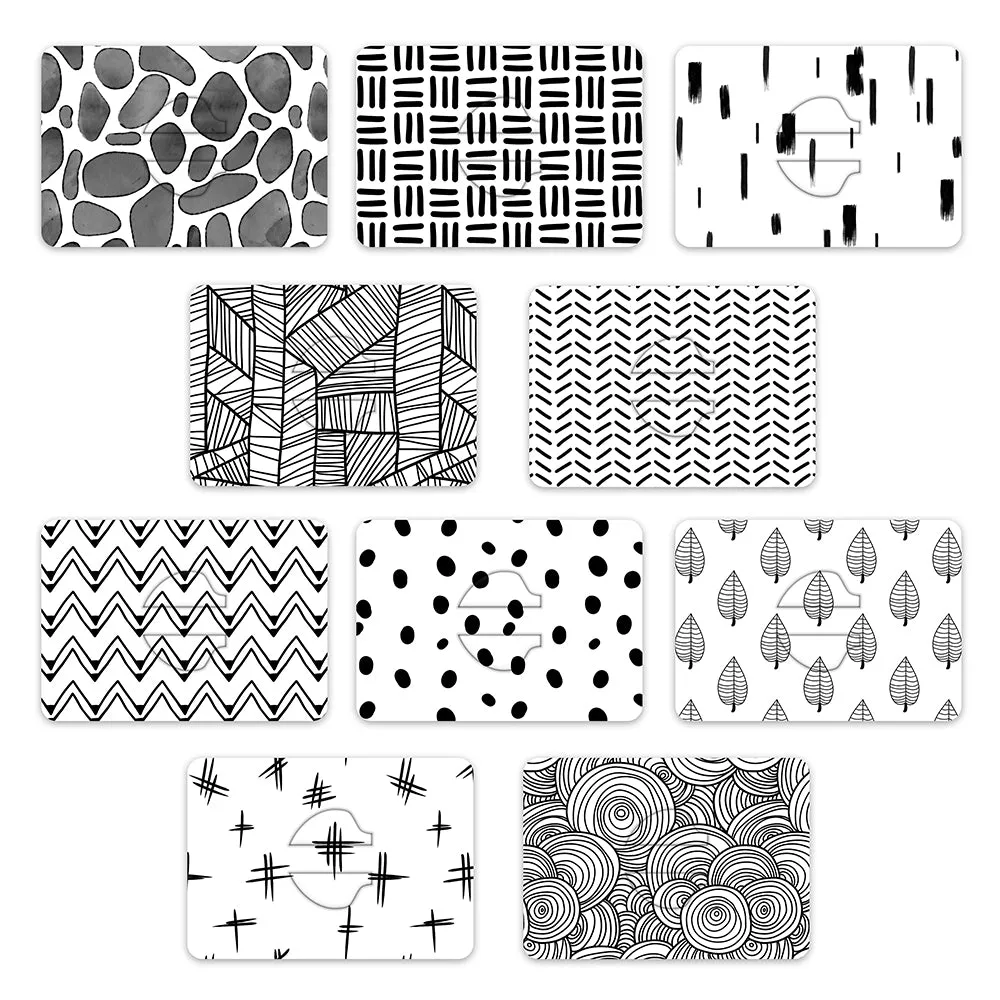 Medtronic Black & White Mix Design Patches