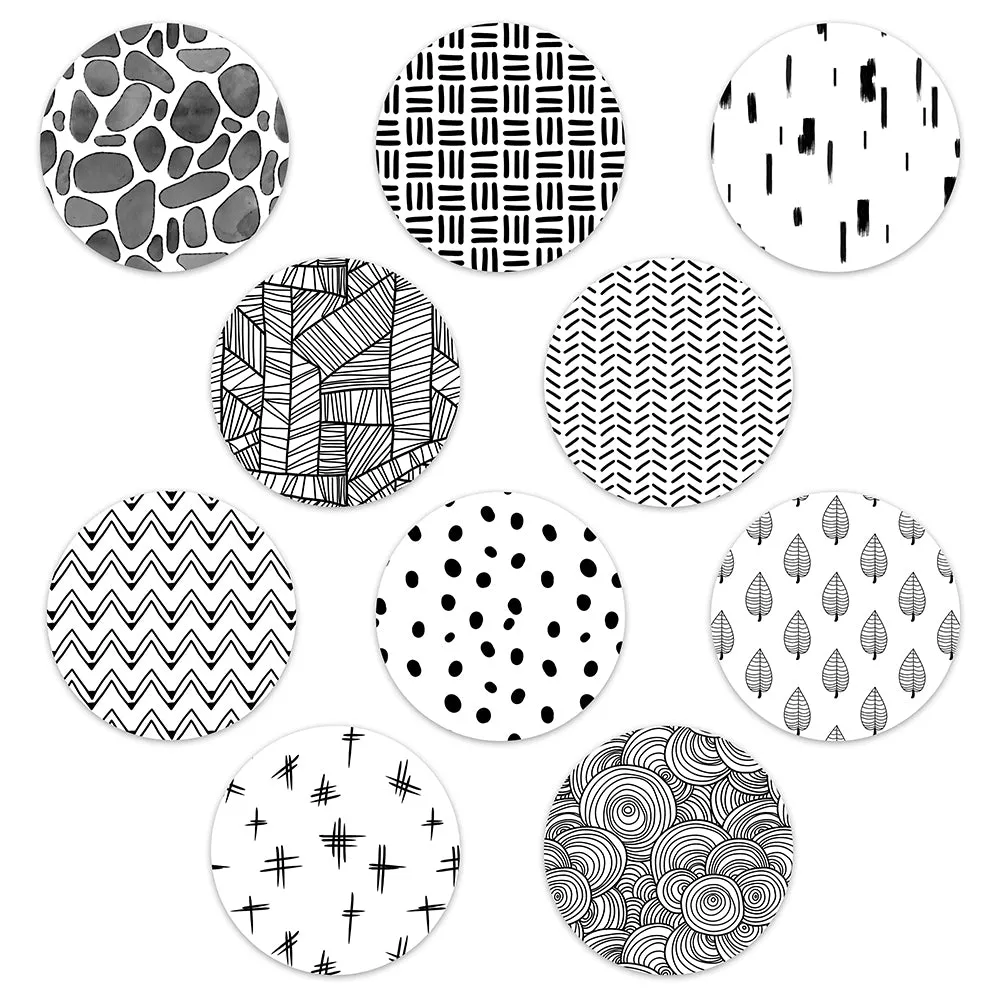 Medtronic Black & White Mix Design Patches