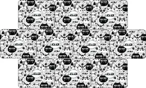 Medtronic Cartoon Cat Design Patches 10 pack