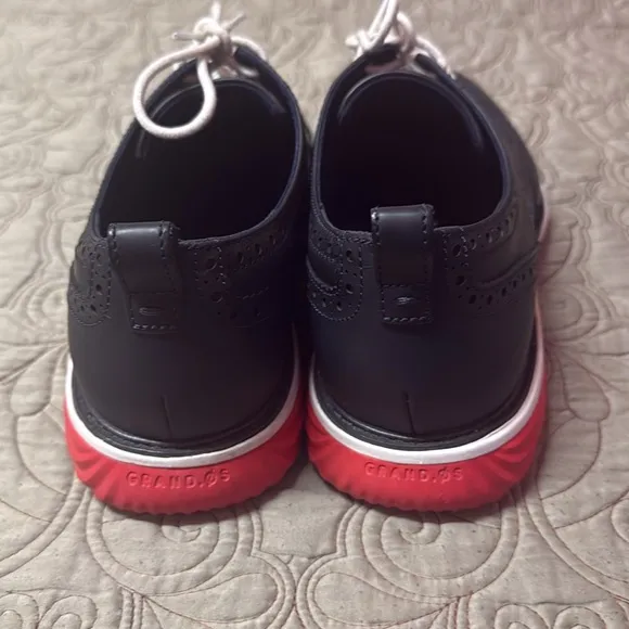 Men's Cole Haan Black and White Shoes