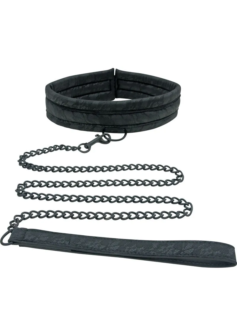 Midnight Lace Collar And Leash