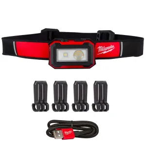 Milwaukee 2012R Rechargeable Magnetic Headlamp and Task Light