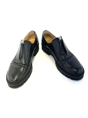 MM6 Leather Zip Oxfords