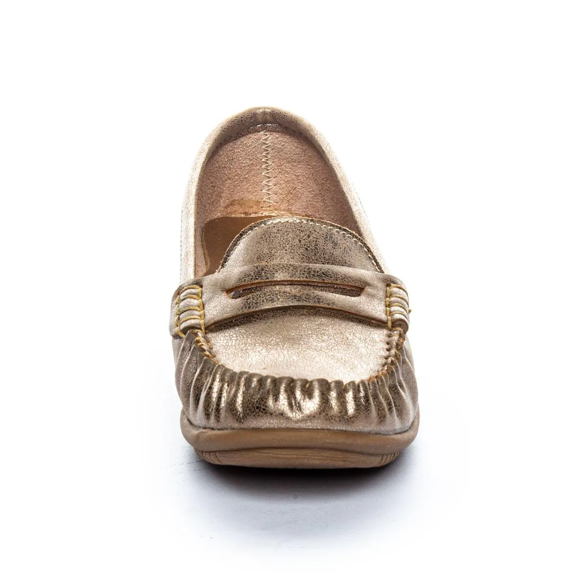Mocasín Para Mujer Doreli Oro