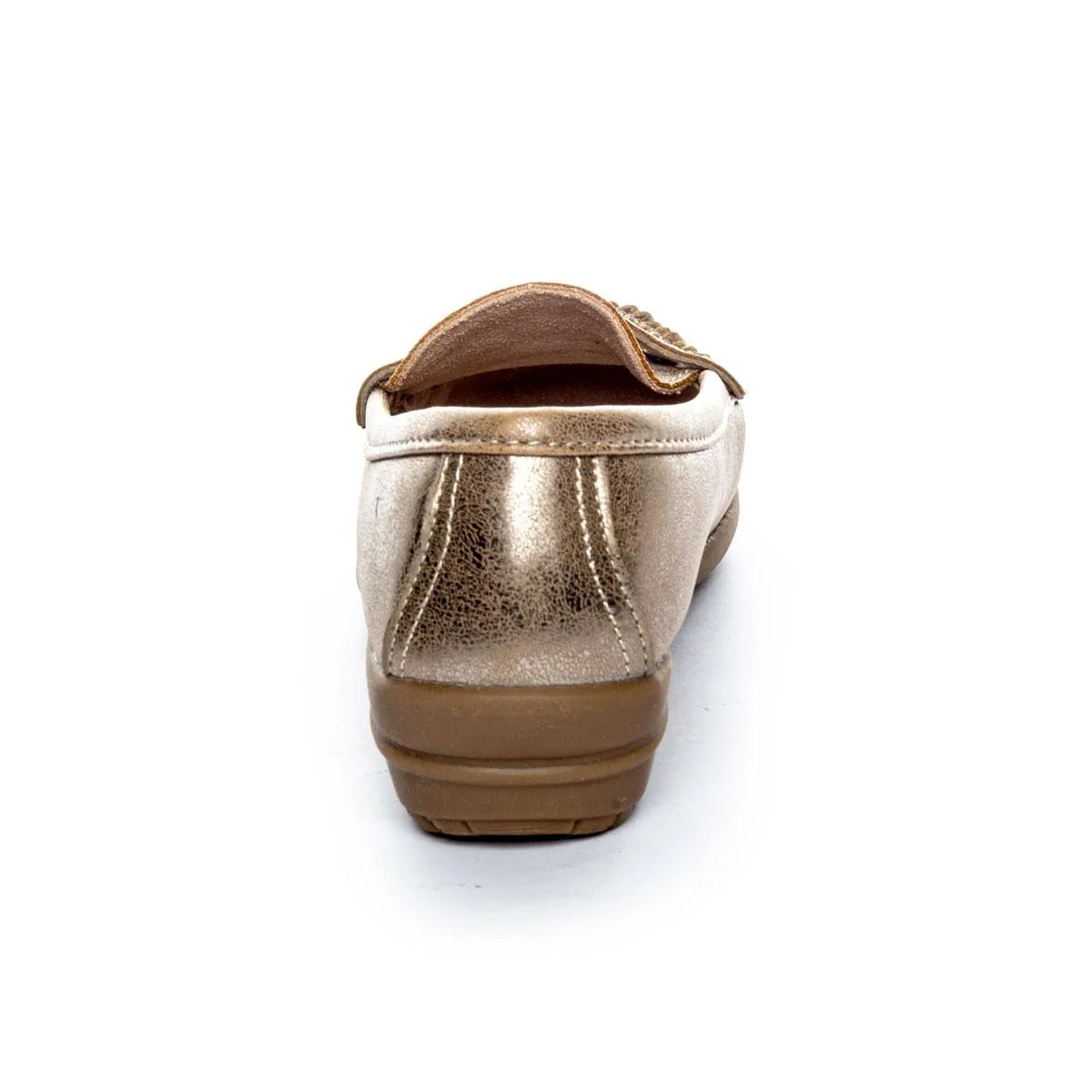 Mocasín Para Mujer Doreli Oro