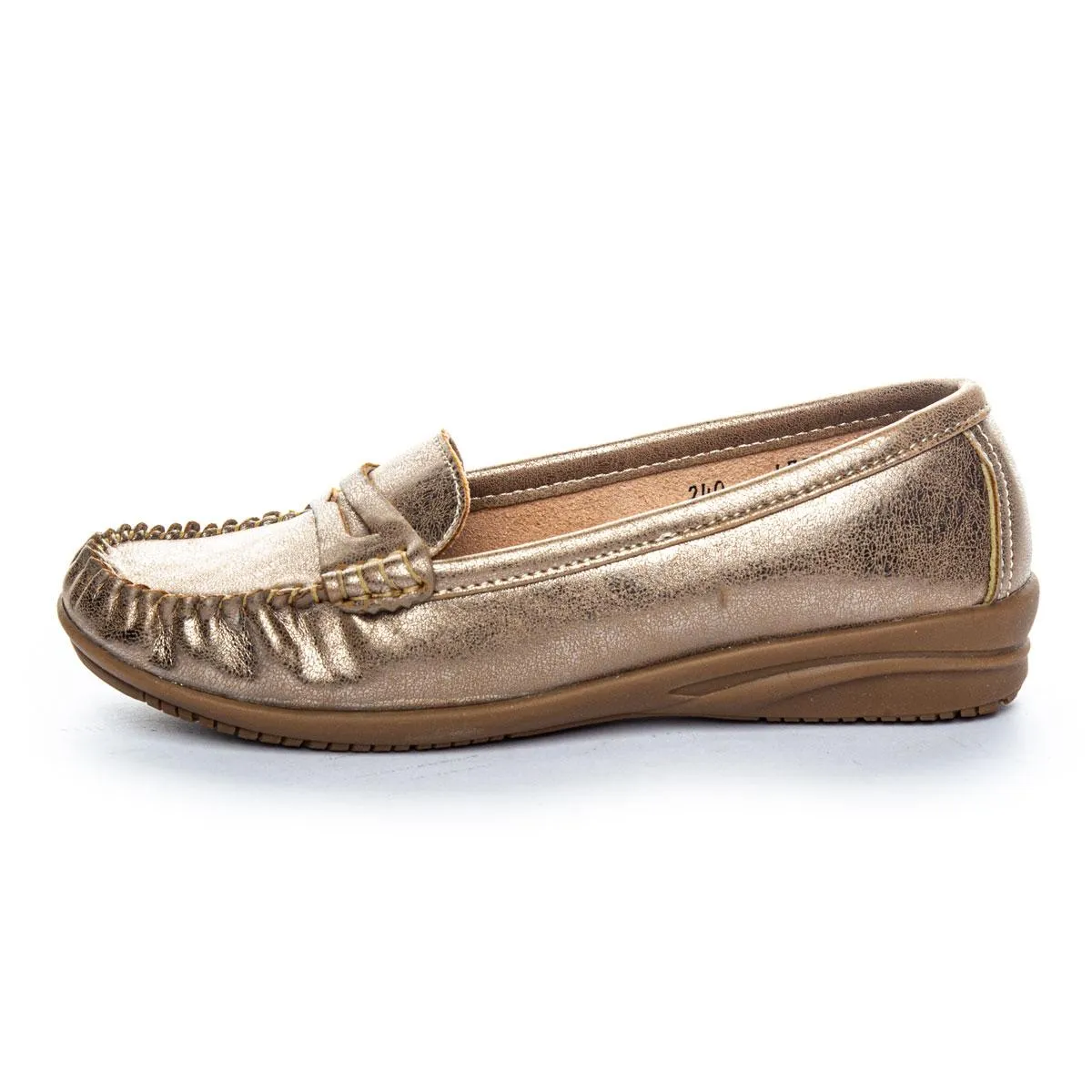 Mocasín Para Mujer Doreli Oro