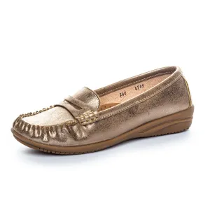 Mocasín Para Mujer Doreli Oro