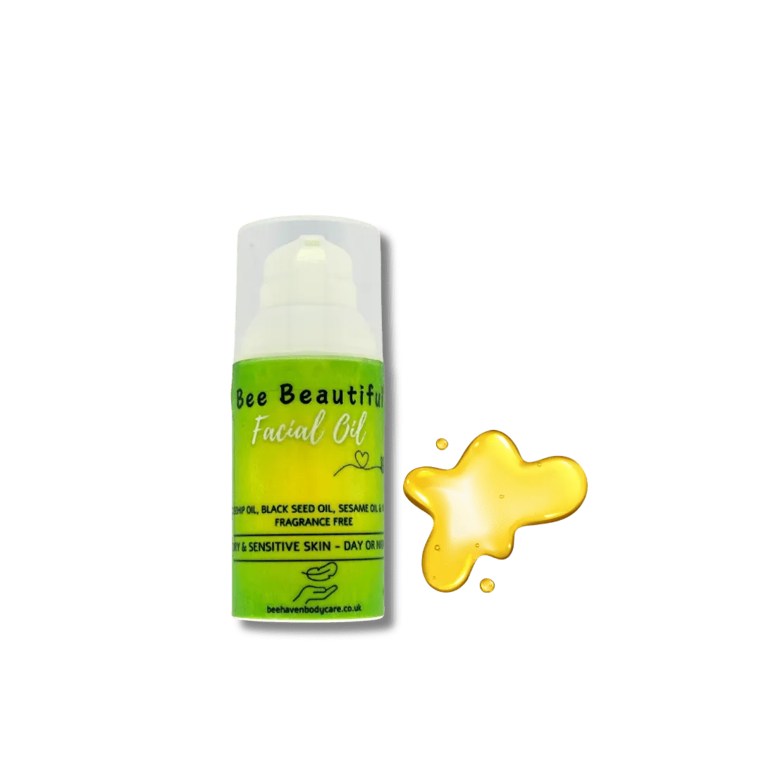 Moisturising Facial Oil - for Dry Skin, Fragrance Free