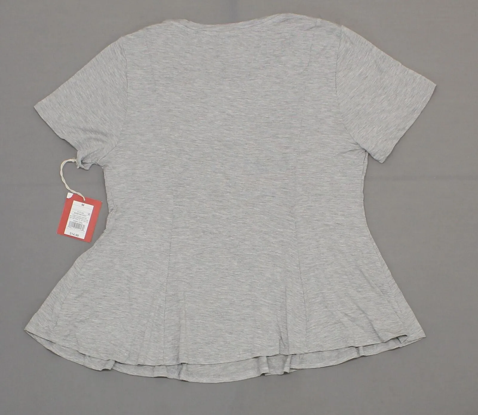 Mossimo Women's Short Sleeve Flowy Peplum T-Shirt
