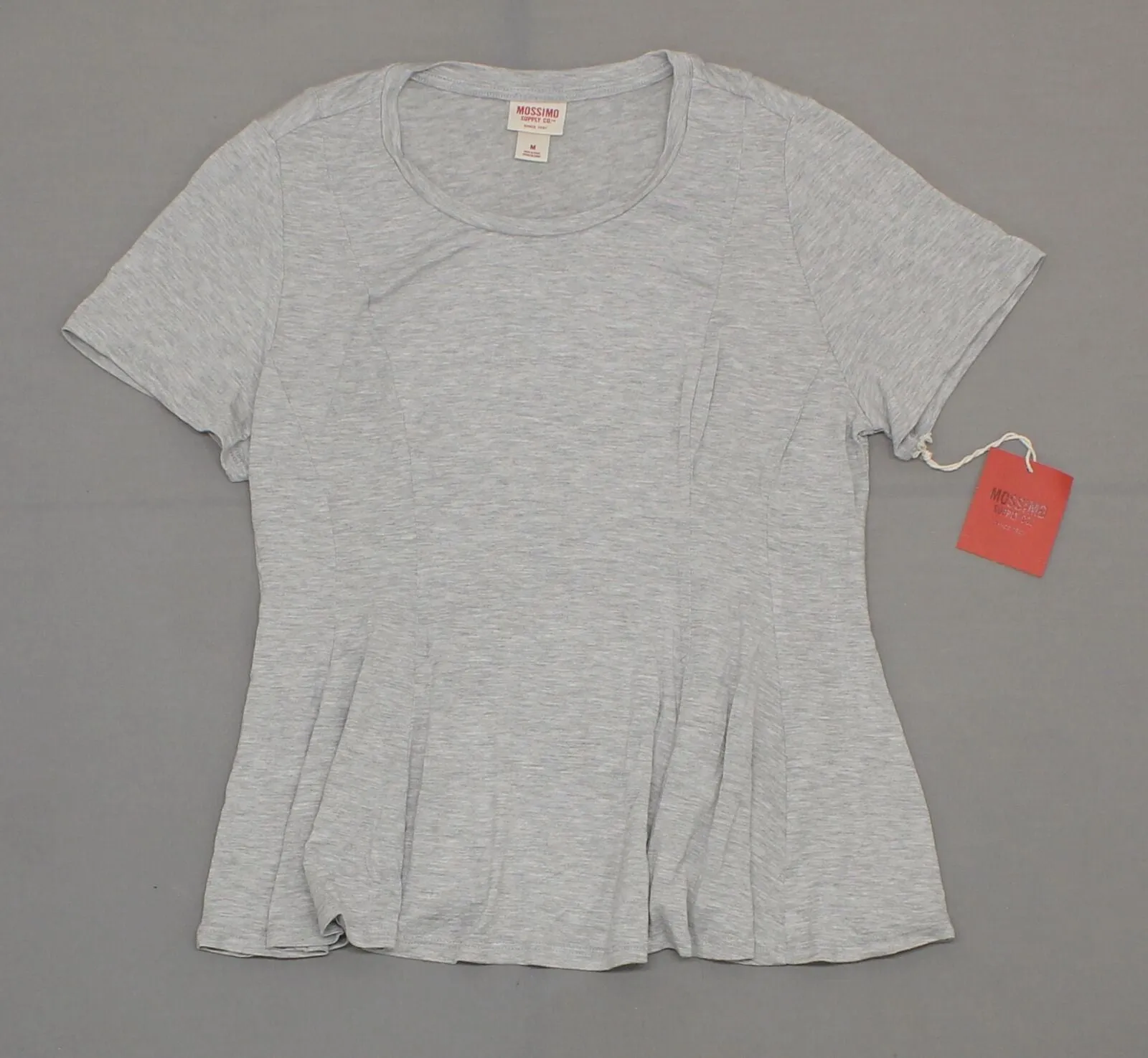 Mossimo Women's Short Sleeve Flowy Peplum T-Shirt