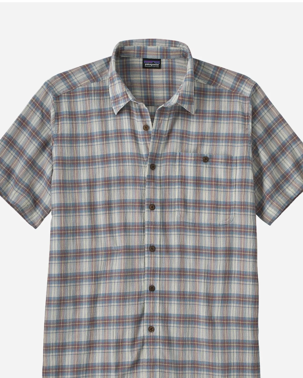 M's A/C Shirt - Breezy Plaid/Steam Blue