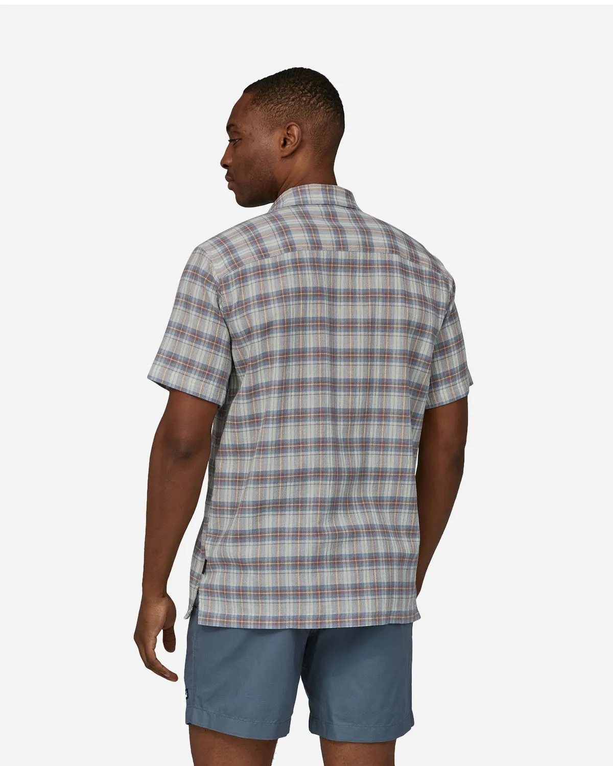 M's A/C Shirt - Breezy Plaid/Steam Blue