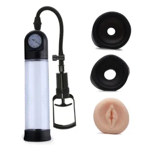 Neojoy Sexual Enhancer TPE Male Penis Pump With Guage