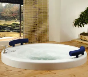 Neptune Osaka Whirlpool-51-3/4" Round 51-3/4" L x 51-3/4" W x 32-1/2" D x 35-1/2" H - OS52T