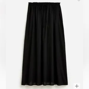 NEW WITH TAGS J. Crew Black Cotton Viole Maxi Skirt in Size XL Extra Large BW143