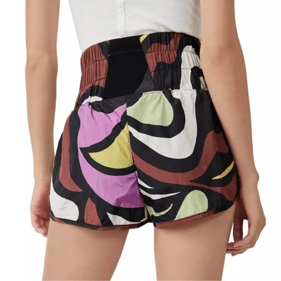 New🌟Free People Movement-The Way Home Printed Shorts-Jungle Swirl Combo