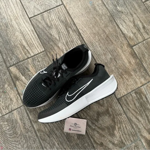 Nike Interact Run Black Anthracite Men’s Running Shoes FD2291-001 (US8.5/EU42)