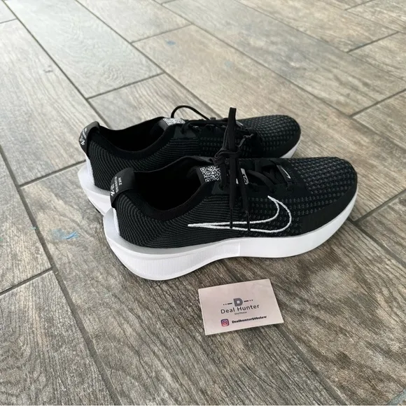 Nike Interact Run Black Anthracite Men’s Running Shoes FD2291-001 (US8.5/EU42)