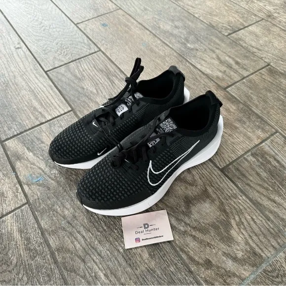 Nike Interact Run Black Anthracite Men’s Running Shoes FD2291-001 (US8.5/EU42)