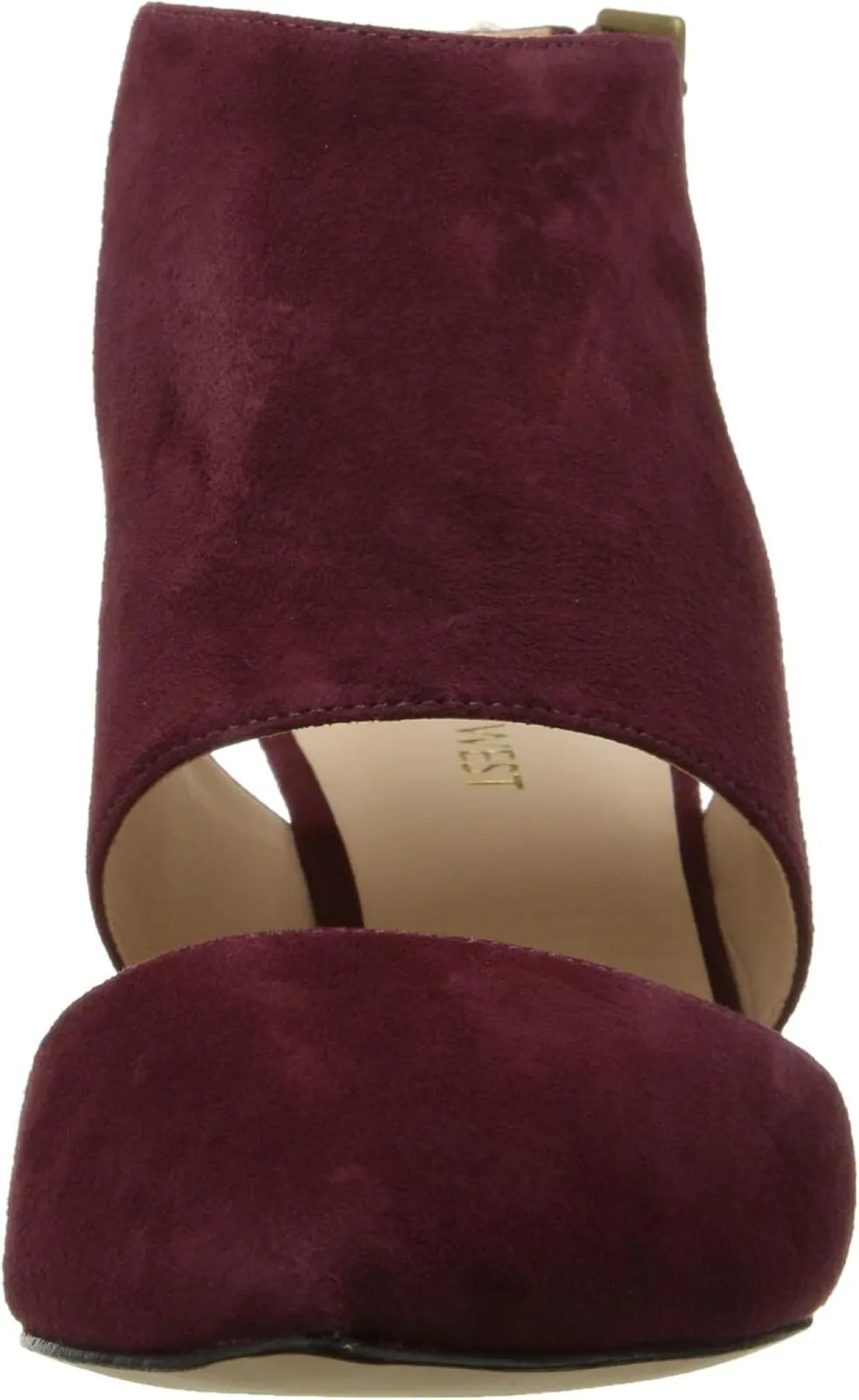 Nine West Women's Salinda Suede Dress Pumps NWSALINDA SU Dark Red 6M