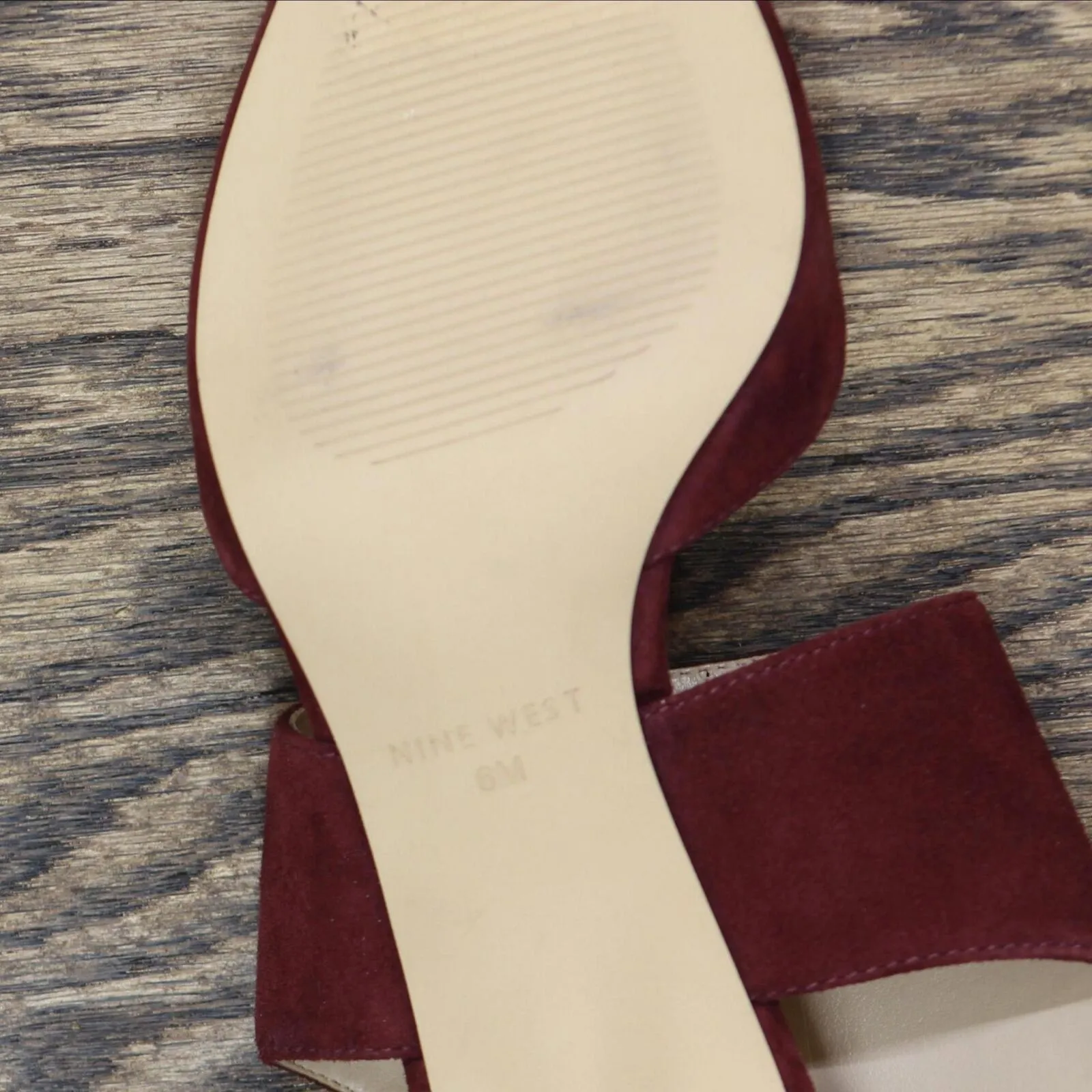 Nine West Women's Salinda Suede Dress Pumps NWSALINDA SU Dark Red 6M