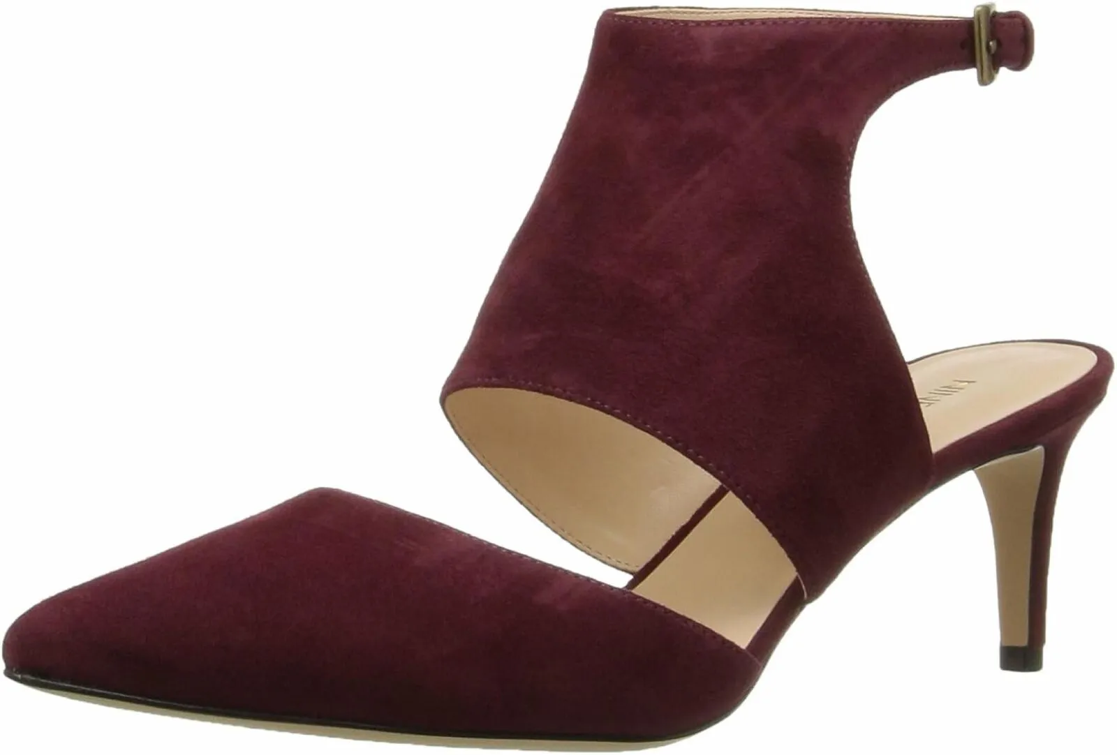 Nine West Women's Salinda Suede Dress Pumps NWSALINDA SU Dark Red 6M