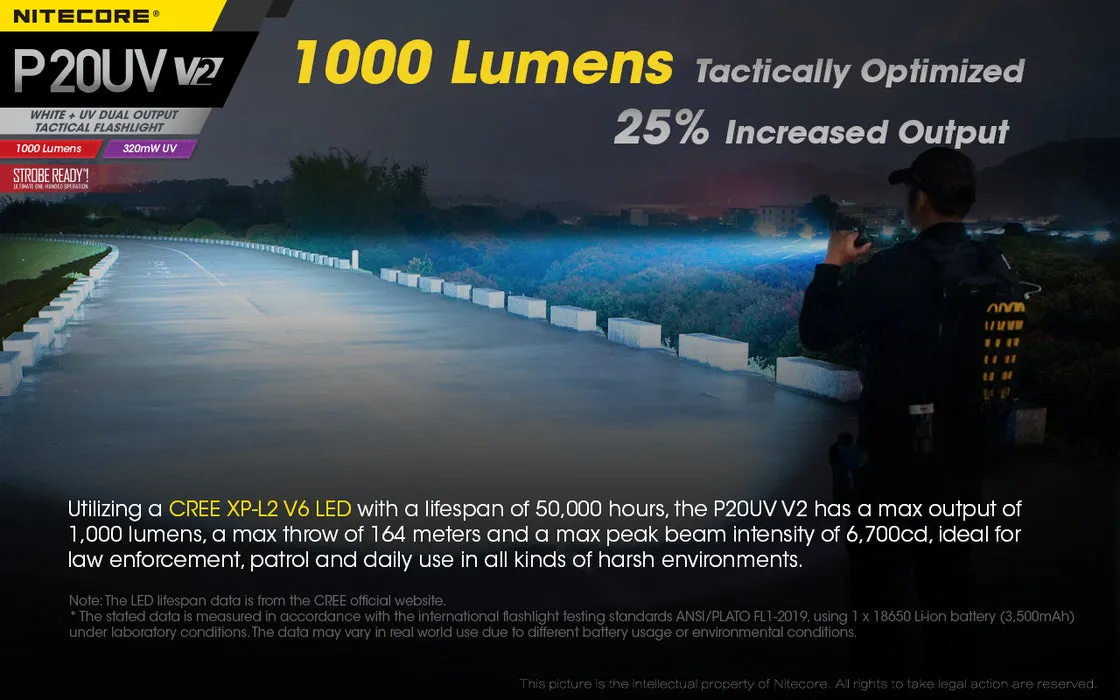 Nitecore - P20UV V2