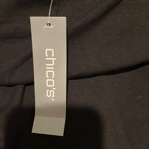NWT Chico's Black Midi Dress