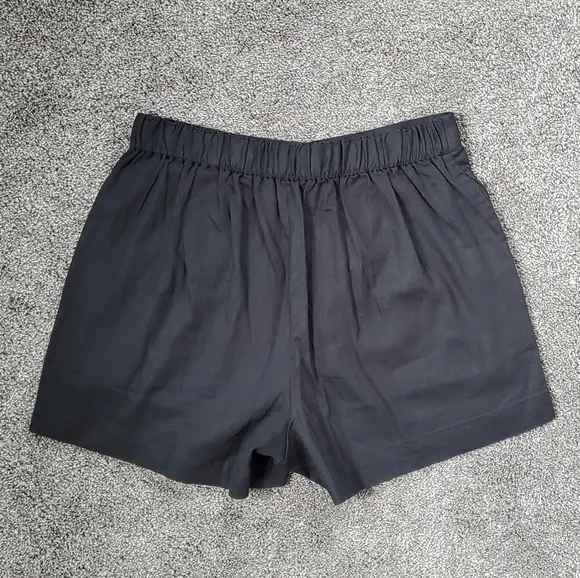NWT Madewell Clean Pull-On Shorts in Linen-Cotton