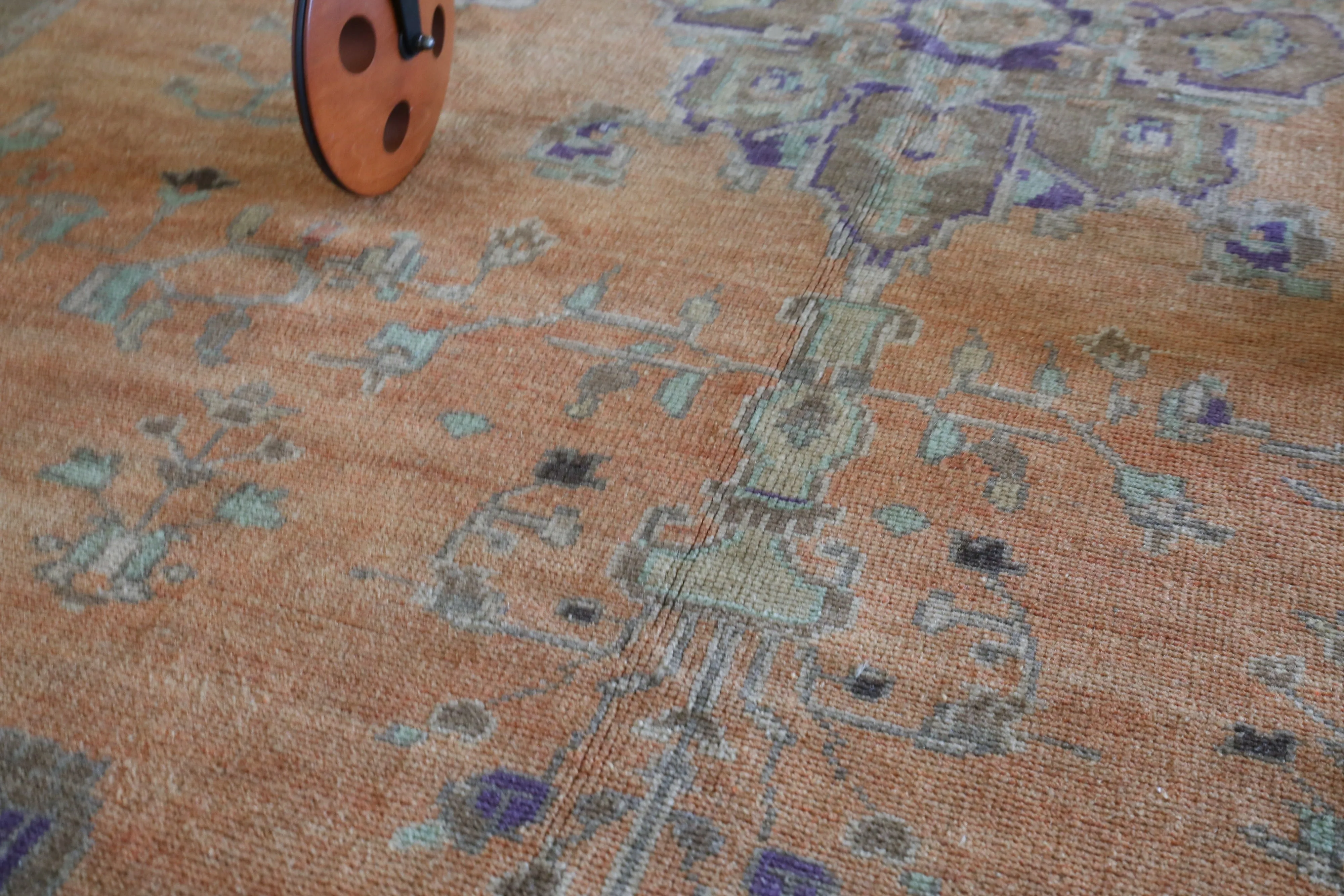 Old Turkish Anatolian Rug 6ftx8.6ft