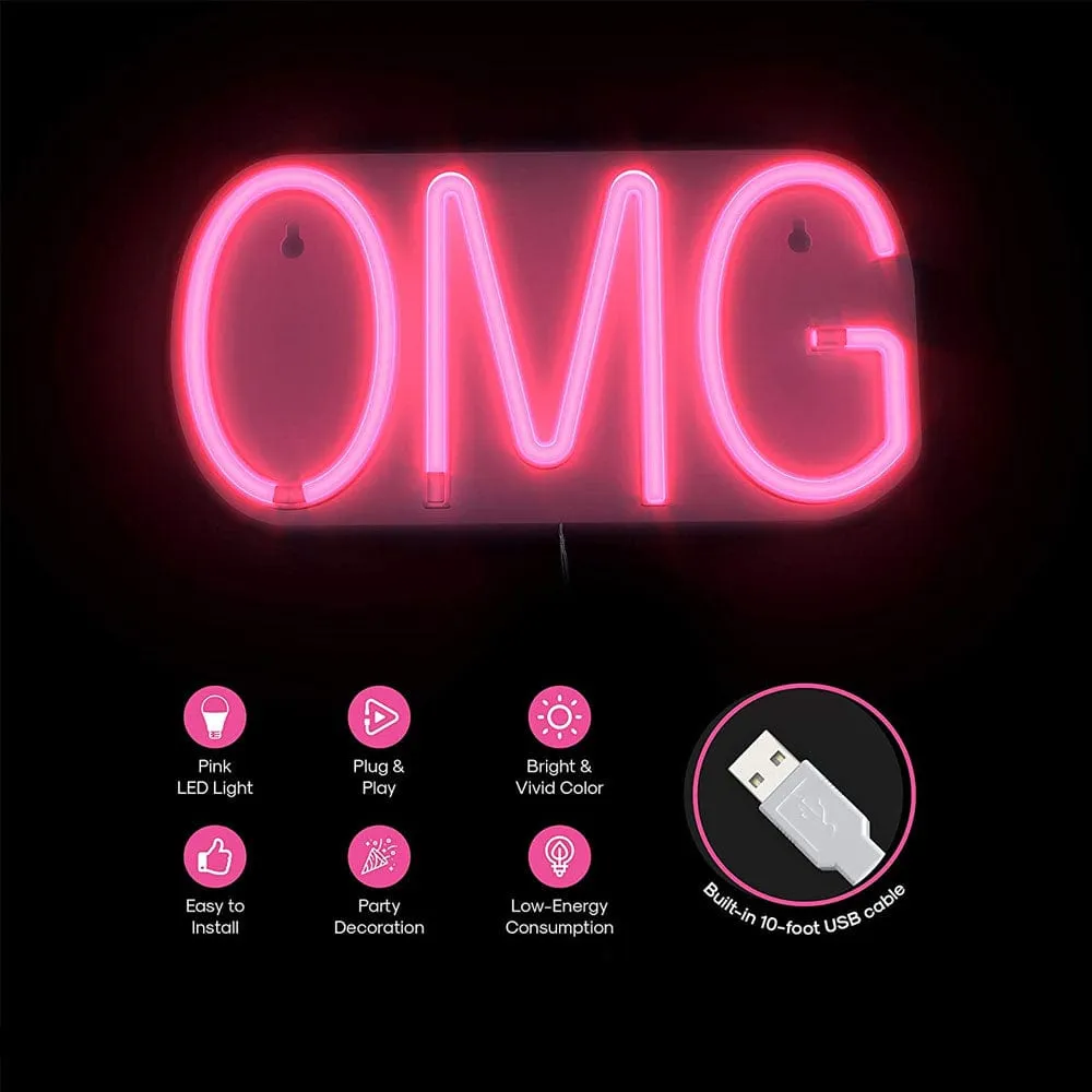 OMG Neon LED Wall Light
